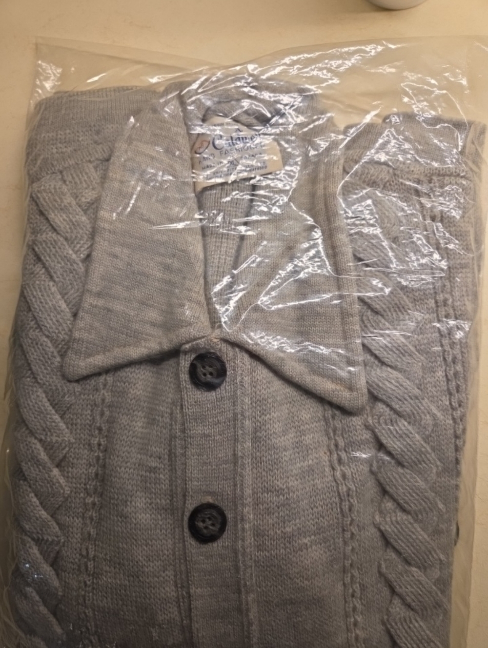 Extremely Rare - A Caldwell Vintage Sweater Still In Plastic XL Knit-Rite Mills